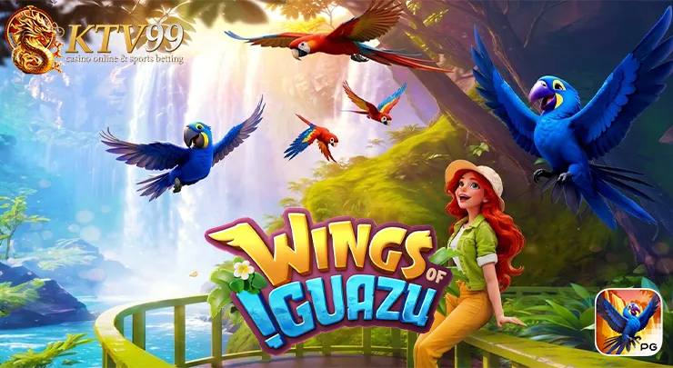 Wings of Iguazu สล็อต PG Soft ธีมน้ำตกอีกวาซู